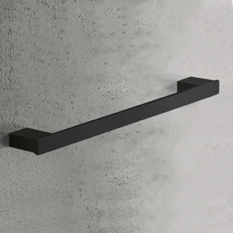 Towel Bar Square 18 Inch Towel Bar In Matte Black Gedy 5421-45-M4